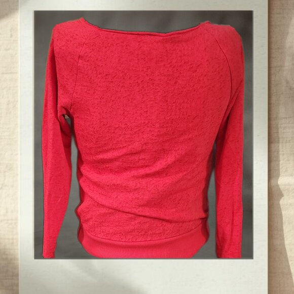 Ohio State Buckeyes Red Sweatshirt | Size L Juniors - Picture 2 of 5